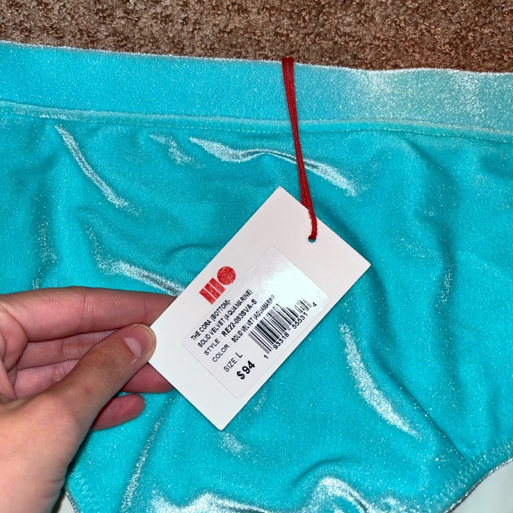 Nwt Solid & Striped The Cora Bottom Solid Velvet … - image 5